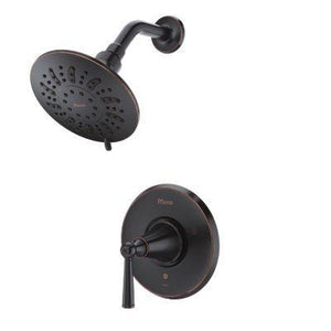 Saxton 1-Handle Shower Only Trim in Tuscan Bronze