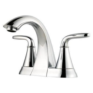 Pfister Polished Chrome 2-handle 4" Centerset Bathroom Faucet LG48-WF0C