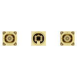 Brushed Gold 2-handle 8" Widespread Wall Mount Bathroom Faucet WITH... LG49-VRV3BG