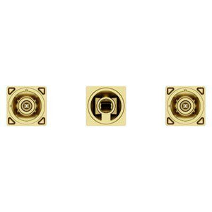 Brushed Gold 2-handle 8" Widespread Wall Mount Bathroom Faucet WITH... LG49-VRV3BG