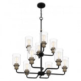 Quoizel COX5030MBK Cox Chandelier 10 lights matte black Chandelier