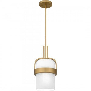 Quoizel QPP6174AB Quoizel Piccolo Pendant Mini pendant 1 light aged brass Mini Pendant