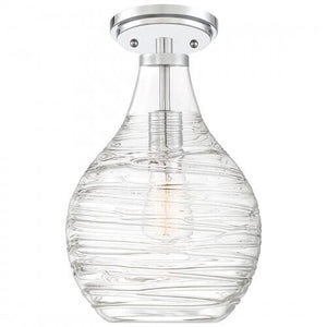 Quoizel QPP4019C Genie Mini pendant 1 light polish chrome Mini Pendant
