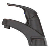 Pfirst Series Single Control 4" Centerset Bathroom Faucet in Tuscan Bronze