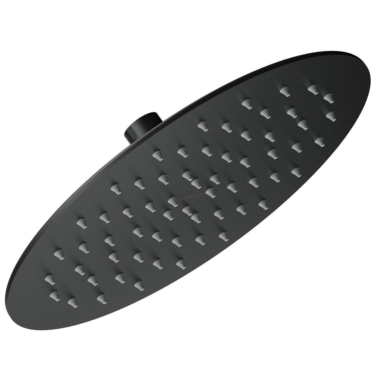 Gerber D460076BS Satin Black Drench 10" Round Single Function Rain Showerhead, 1...