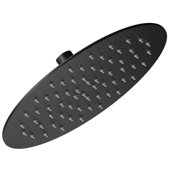 Gerber D460076BS Satin Black Drench 10" Round Single Function Rain Showerhead, 1...