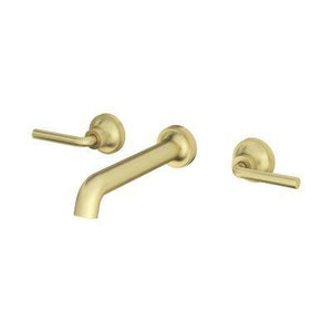 Pfister Brushed Gold 2-handle Wall Mount Bathroom Faucet LG49-TNT2BG