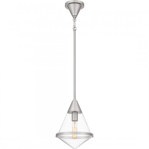 Quoizel QPP6160BN Quoizel Piccolo Pendant Mini pendant 1 light brushed nickel Mini Pendant