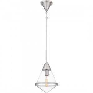 Quoizel QPP6160BN Quoizel Piccolo Pendant Mini pendant 1 light brushed nickel Mini Pendant
