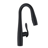 Gerber D150612BS Selene Single Handle Pull-down Prep Faucet - Satin Black