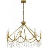 Quoizel AID5030AB Airedale Chandelier 8 lights aged brass Chandelier