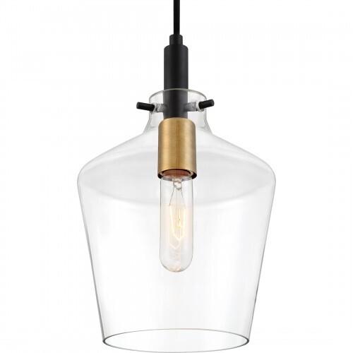 Quoizel JUN1508EK June Mini pendant 1 light earth black Mini Pendant