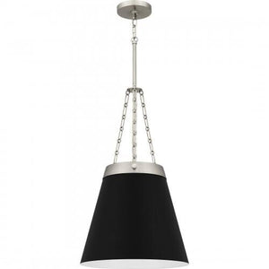 Quoizel QPP6183BN Quoizel Piccolo Pendant Mid pendant 1 light brushed nickel Mini Pendant