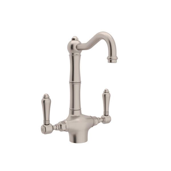 ROHL A1680LMSTN-2 Acqui® Two Handle Bar/Food Prep Kitchen Faucet