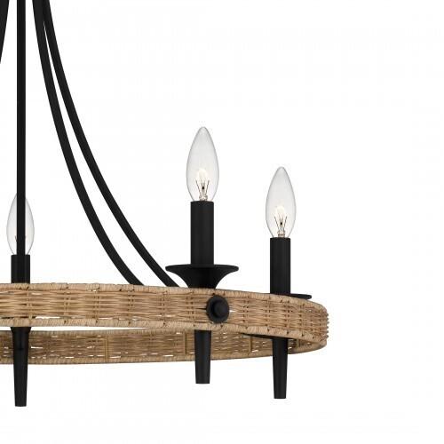 Quoizel CNI5026MBK Catania Chandelier 5 lights matte black Chandelier