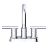 Gerber D307158BS Parma Two Handle Centerset Bathroom Faucet With Metal Pop-up DRA...