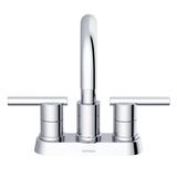 Gerber D307158 Parma Two Handle Centerset Bathroom Faucet With Metal Pop-up DRA...