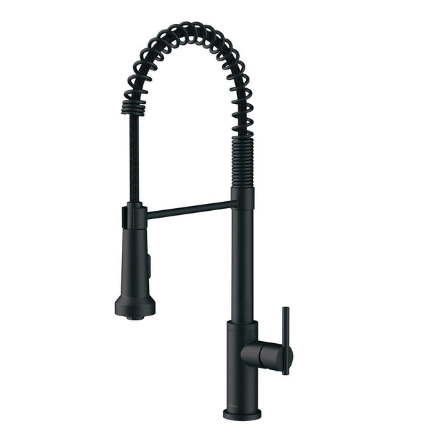 Gerber D454258 Parma Pre-rinse Single Handle Spring Pull-down Kitchen Faucet - ...