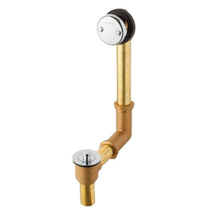 Gerber G0041851 Chrome Classics Lift & Turn Drain In Shoe for Standard Tub