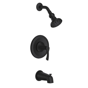 Gerber D500122BSTC Antioch Tub & Shower Trim Kit, 1.75GPM - Satin Black