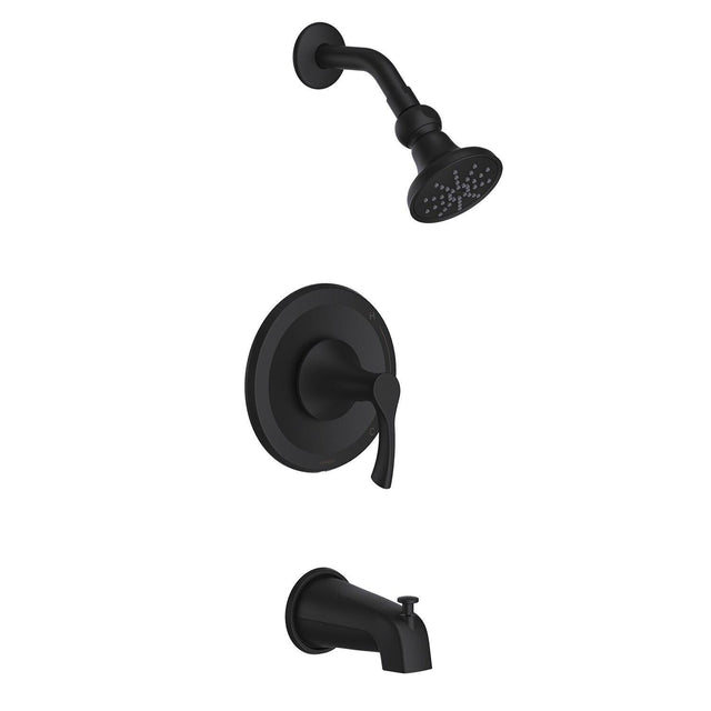 Gerber D500122BSTC Antioch Tub & Shower Trim Kit, 1.75GPM - Satin Black