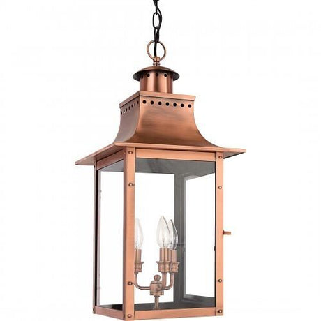Quoizel CM1912AC Chalmers Outdoor hang lantern aged copr Outdoor Lantern