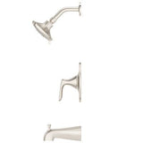 Weller 1-Handle Tub & Shower Trim in Brushed Nickel