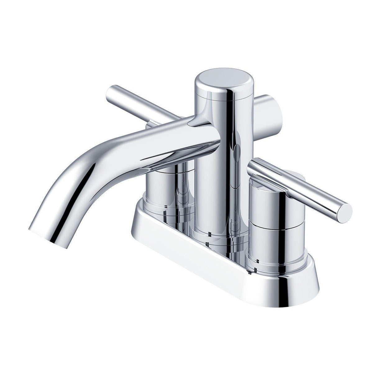 Gerber D301158BN Brushed Nickel Parma Two Handle Centerset Lavatory Faucet