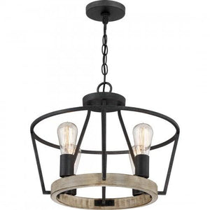 Quoizel BRT2817GK Brockton Pendant 4 light grey ash Pendant
