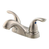 Pfirst Series 2-Handle 4" Centerset Bathroom Faucet in Brushed Nickel