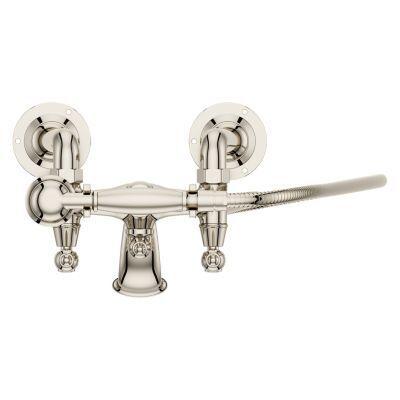 Pfister Polished Nickel Traditional Free Standing Tub Filler LG6-1TFD