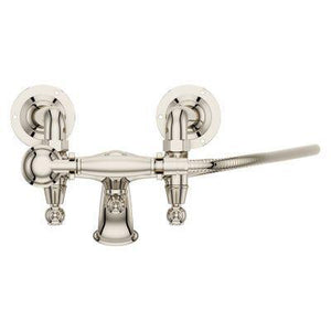 Pfister Polished Nickel Traditional Free Standing Tub Filler LG6-1TFD