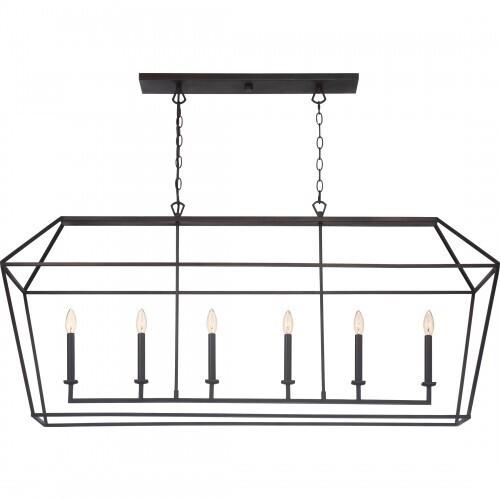 Quoizel AVY654PN Aviary 6 light island palladian brnz Island Light