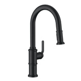 Gerber D454437 Chrome Kinzie Single Handle Pull-down Kitchen Faucet