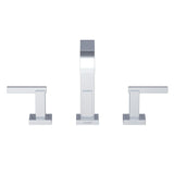 Gerber D304644BN Brushed Nickel Sirius Two Handle Widespread Lavatory Faucet