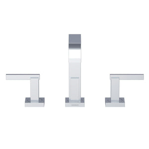 Gerber D304644BN Brushed Nickel Sirius Two Handle Widespread Lavatory Faucet