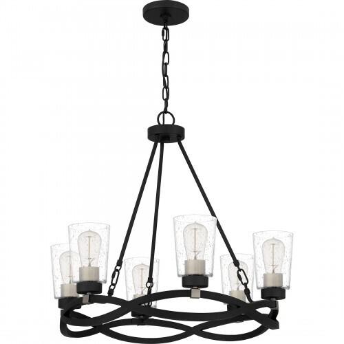 Quoizel OLK5025EK Overlook Chandelier 6 lights earth black Chandelier