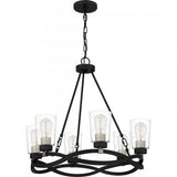 Quoizel OLK5025EK Overlook Chandelier 6 lights earth black Chandelier