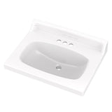 Gerber G0012244 White Marquis 4" Centers Double Door Vanity Top Bathroom Sink