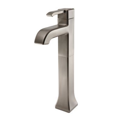Pfister Brushed Nickel Park Avenue Single Handle Vessel Faucet LG40-FE0K