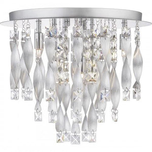 Quoizel PCTK1616C Twinkle Flush mount 6 light polished  chrome Flush Mount