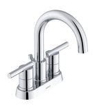 Gerber D307158BS Parma Two Handle Centerset Bathroom Faucet With Metal Pop-up DRA...
