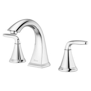 Pfister Polished Chrome 2-handle 8" Widespread Bathroom Faucet LG49-WF0C
