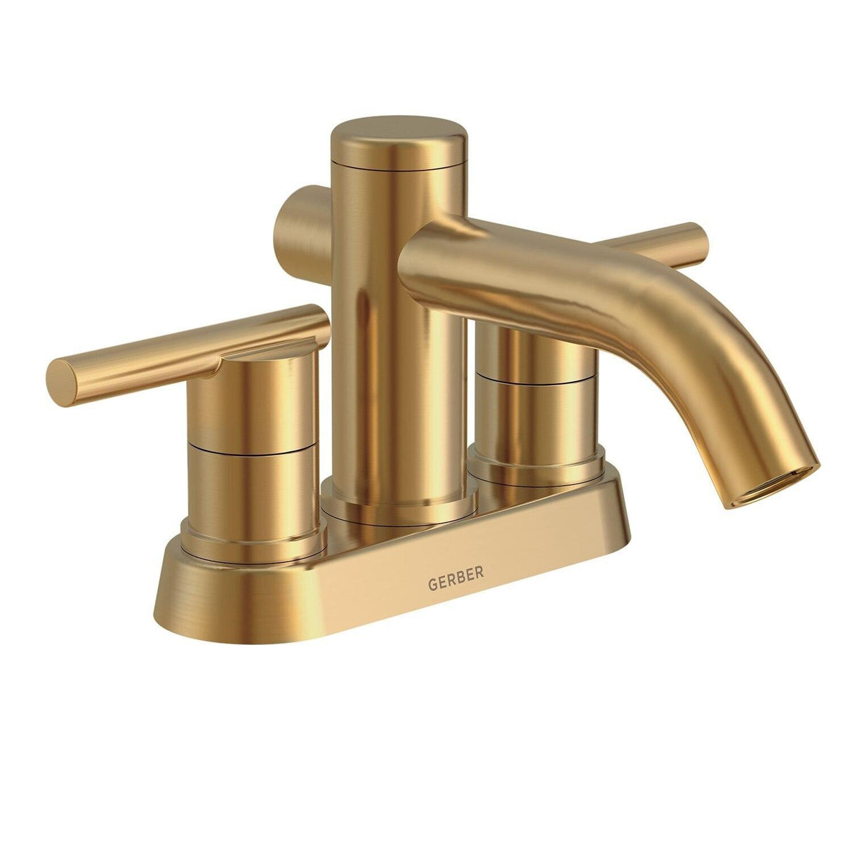 Gerber D301158BN Brushed Nickel Parma Two Handle Centerset Lavatory Faucet