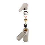 Pfirst Modern Single Control Bath Faucet in Brushed Nickel
