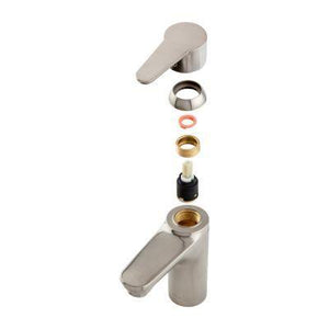 Pfister Brushed Nickel Pfirst Modern Single Control Bath Faucet LG142-060K