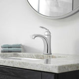 Avalon Single-Handle 4" Centerset Bathroom Faucet in Polished Chrome