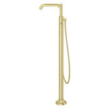 Tenet Tub Filler with Handshower in Brushed Gold