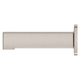 Squared Non-Diverting Tub Spout in PVD Brushed Nickel