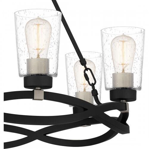 Quoizel OLK5025EK Overlook Chandelier 6 lights earth black Chandelier